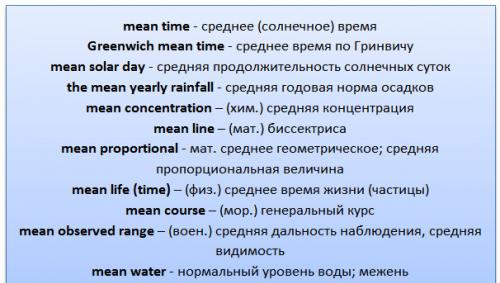 Mean translation and transcription, pronunciation, phrases and sentences